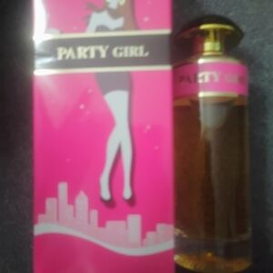 Party Girl Pink & Gold Perfume Bottle